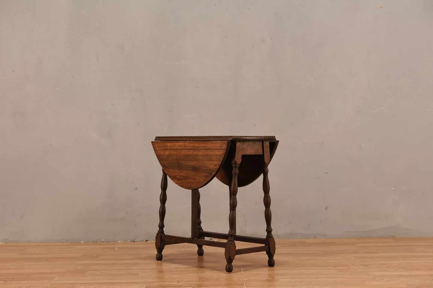 Slim Country Drop-Leaf Side Table
