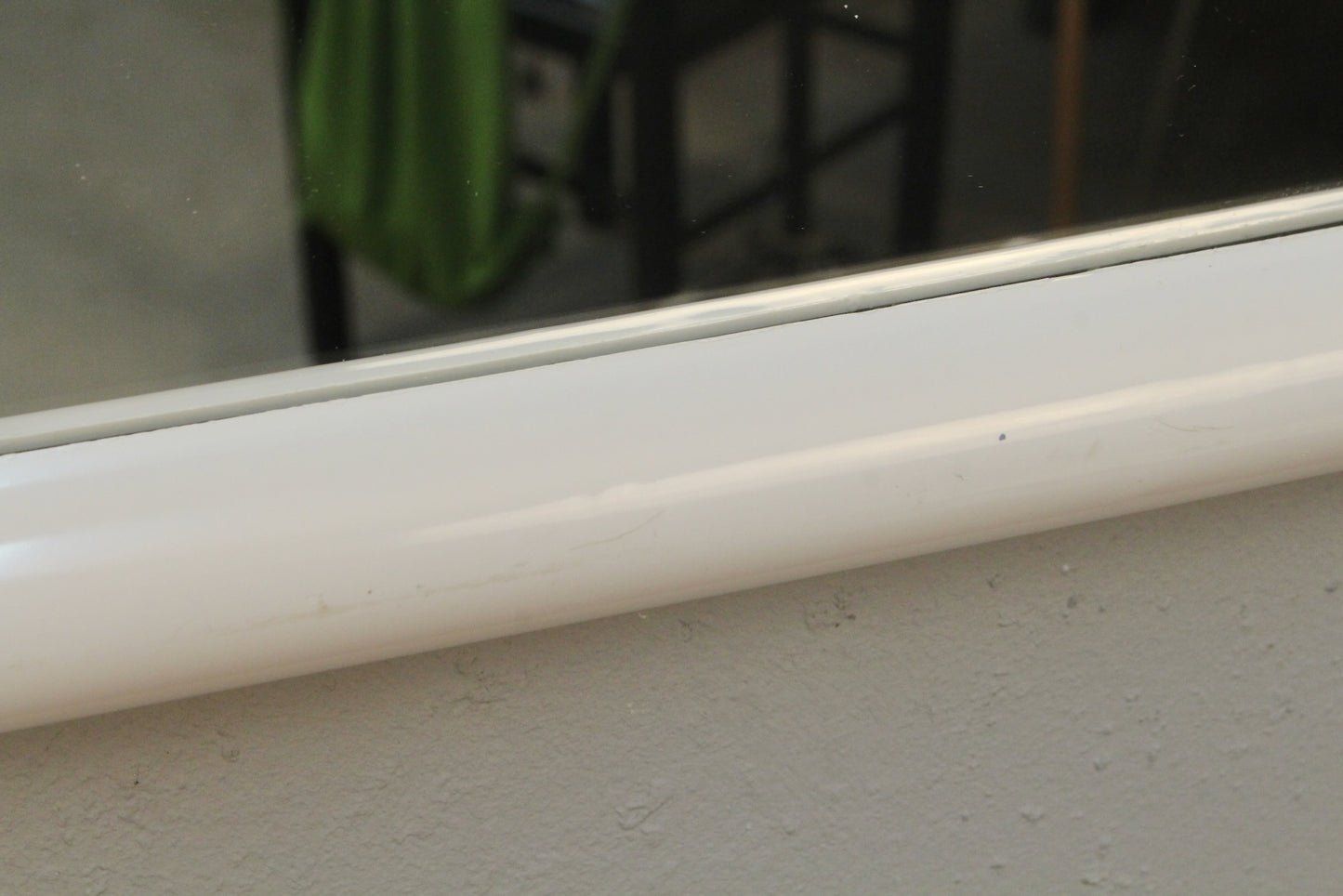 Mod White Plastic Mirror