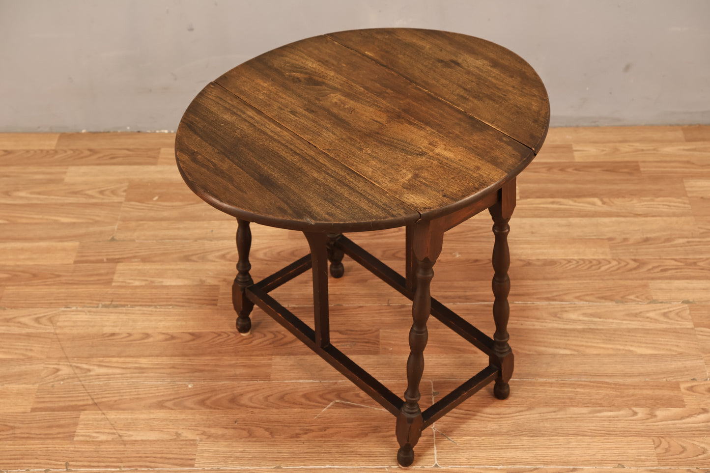 Slim Country Drop-Leaf Side Table
