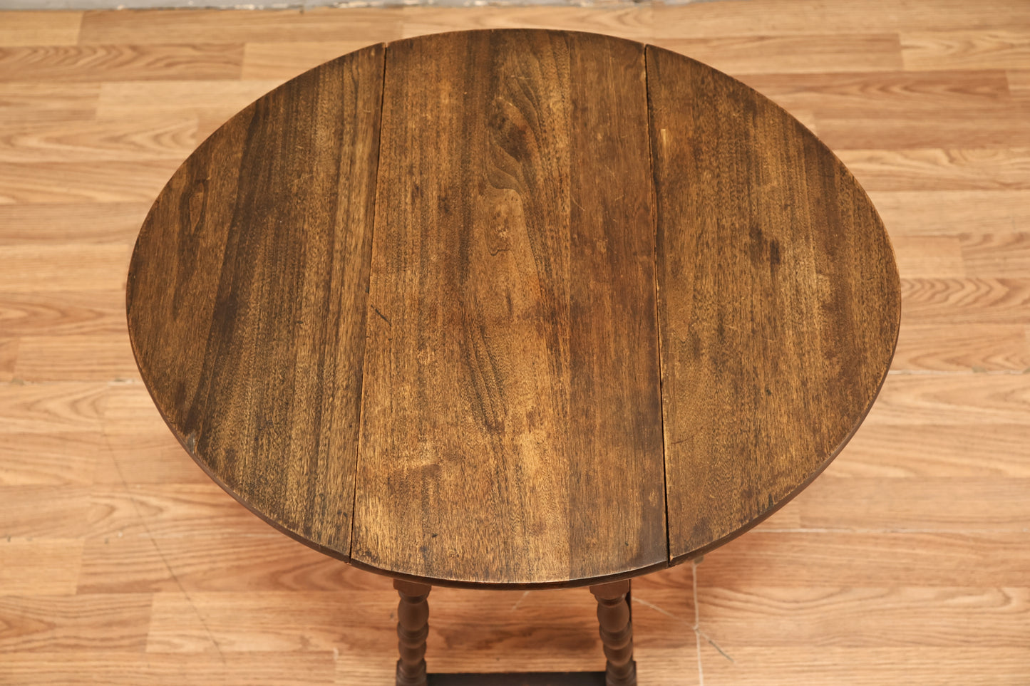 Slim Country Drop-Leaf Side Table