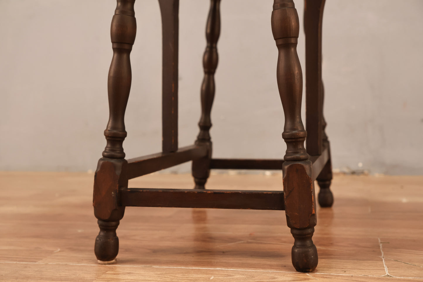 Slim Country Drop-Leaf Side Table