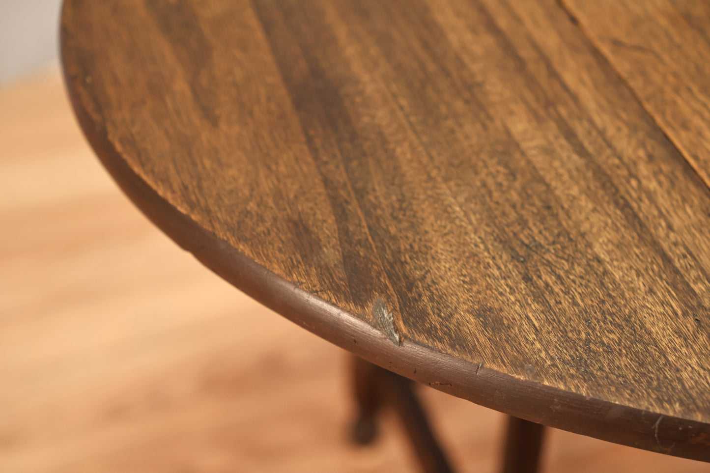 Slim Country Drop-Leaf Side Table
