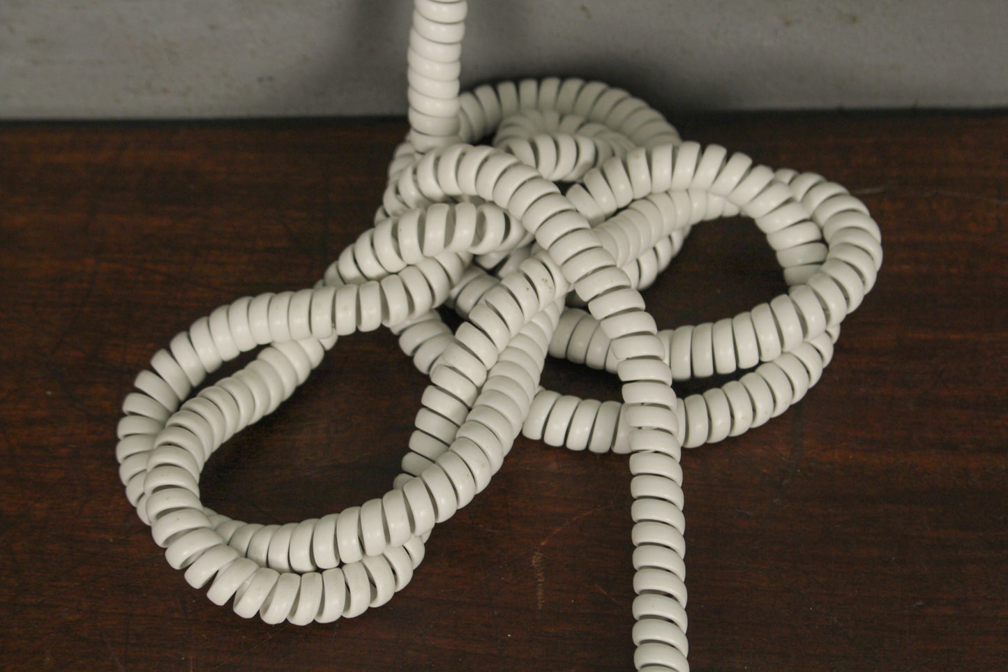 1980s White Wall-Mounted Touch-Tone Telephone