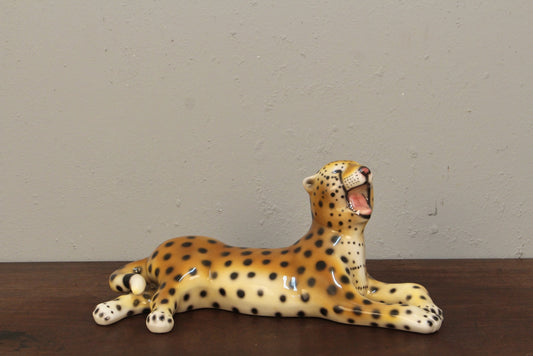Ceramic Cheetah Statue