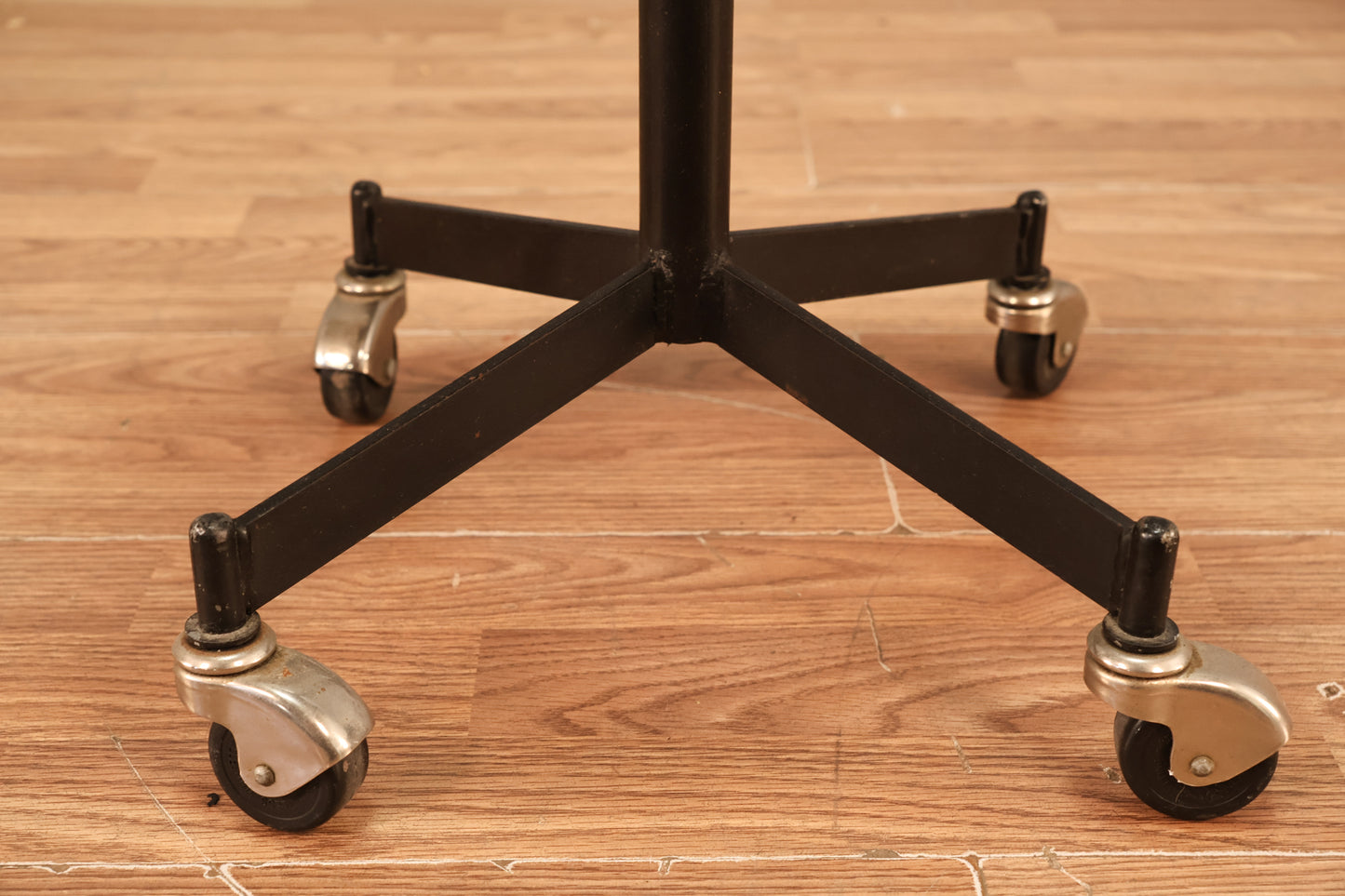 Walnut & Black Rolling Stand - ONLINE ONLY