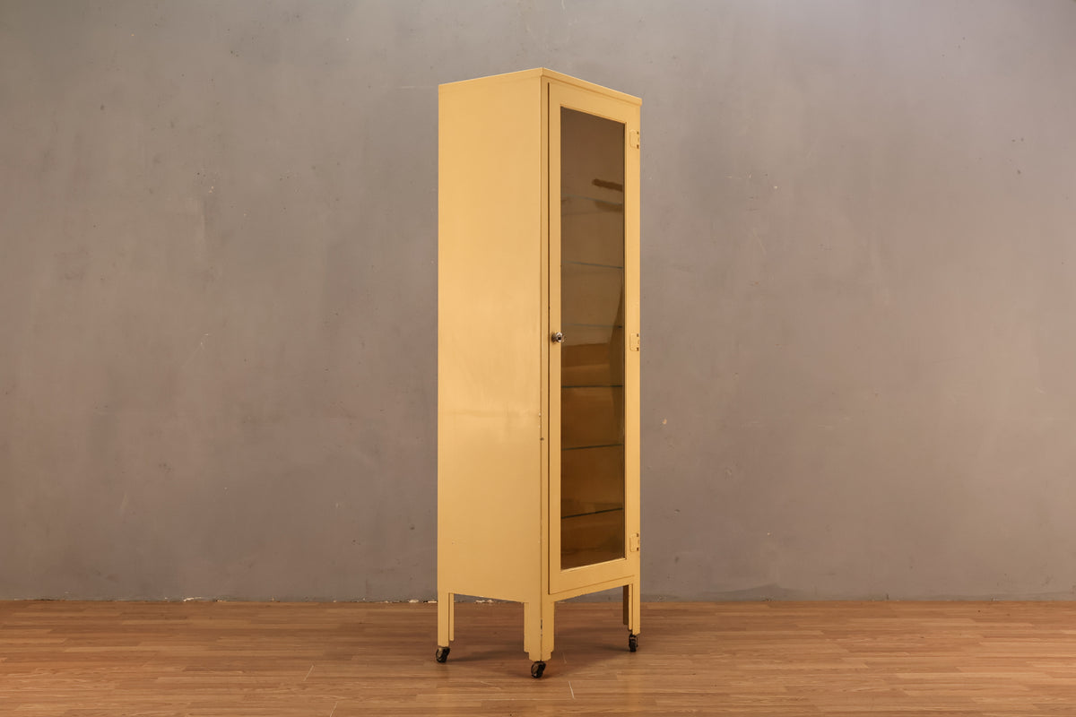 Industrial Steel & Glass Cabinet