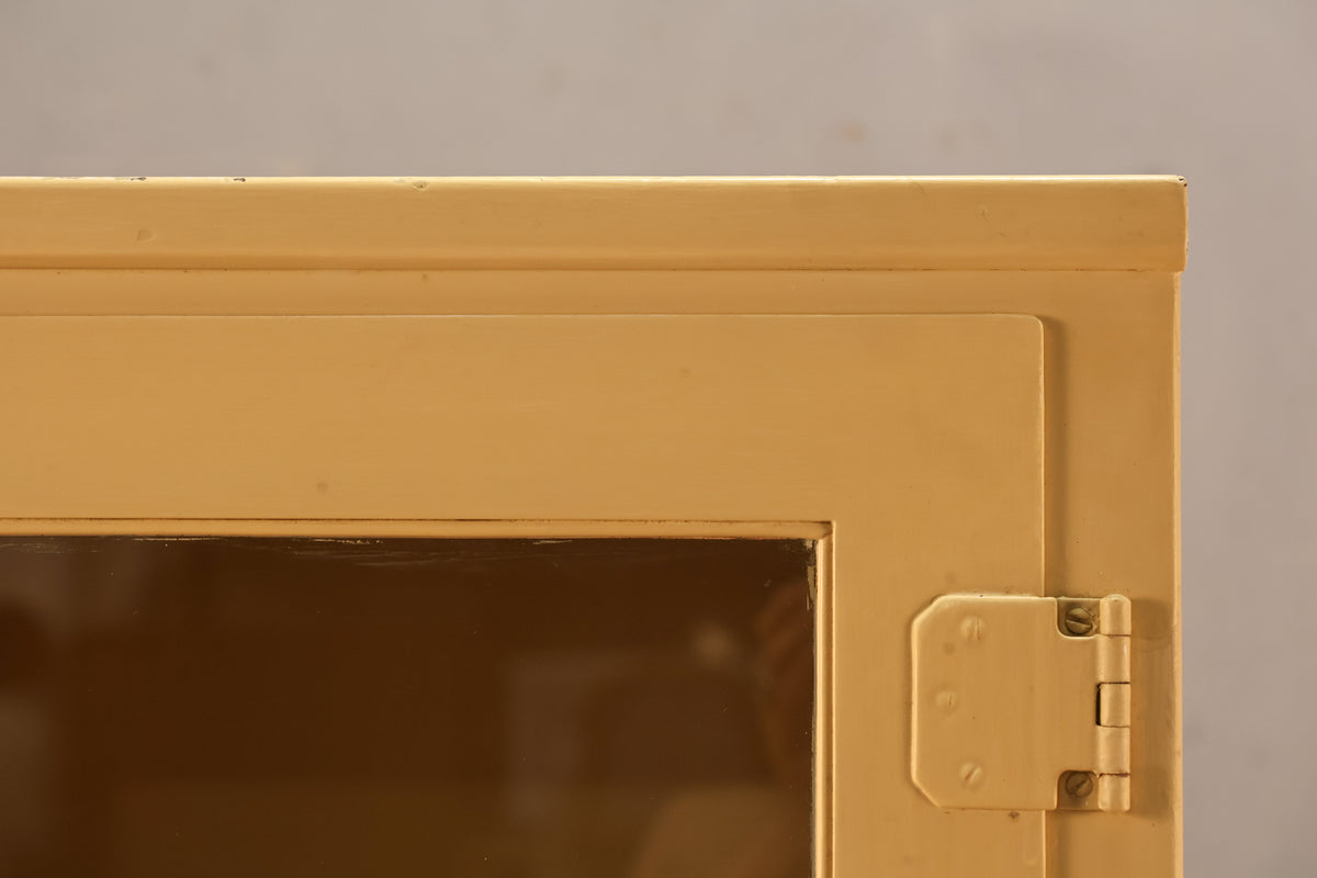 Industrial Steel & Glass Cabinet