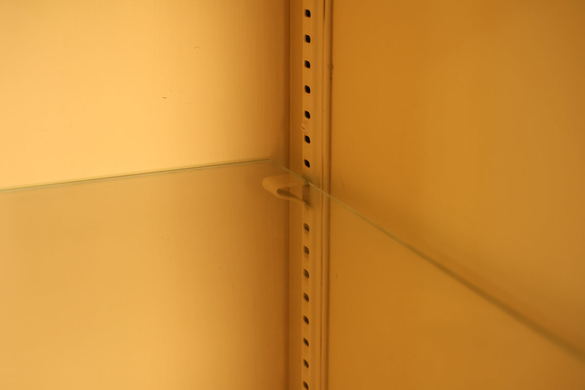 Industrial Steel & Glass Cabinet