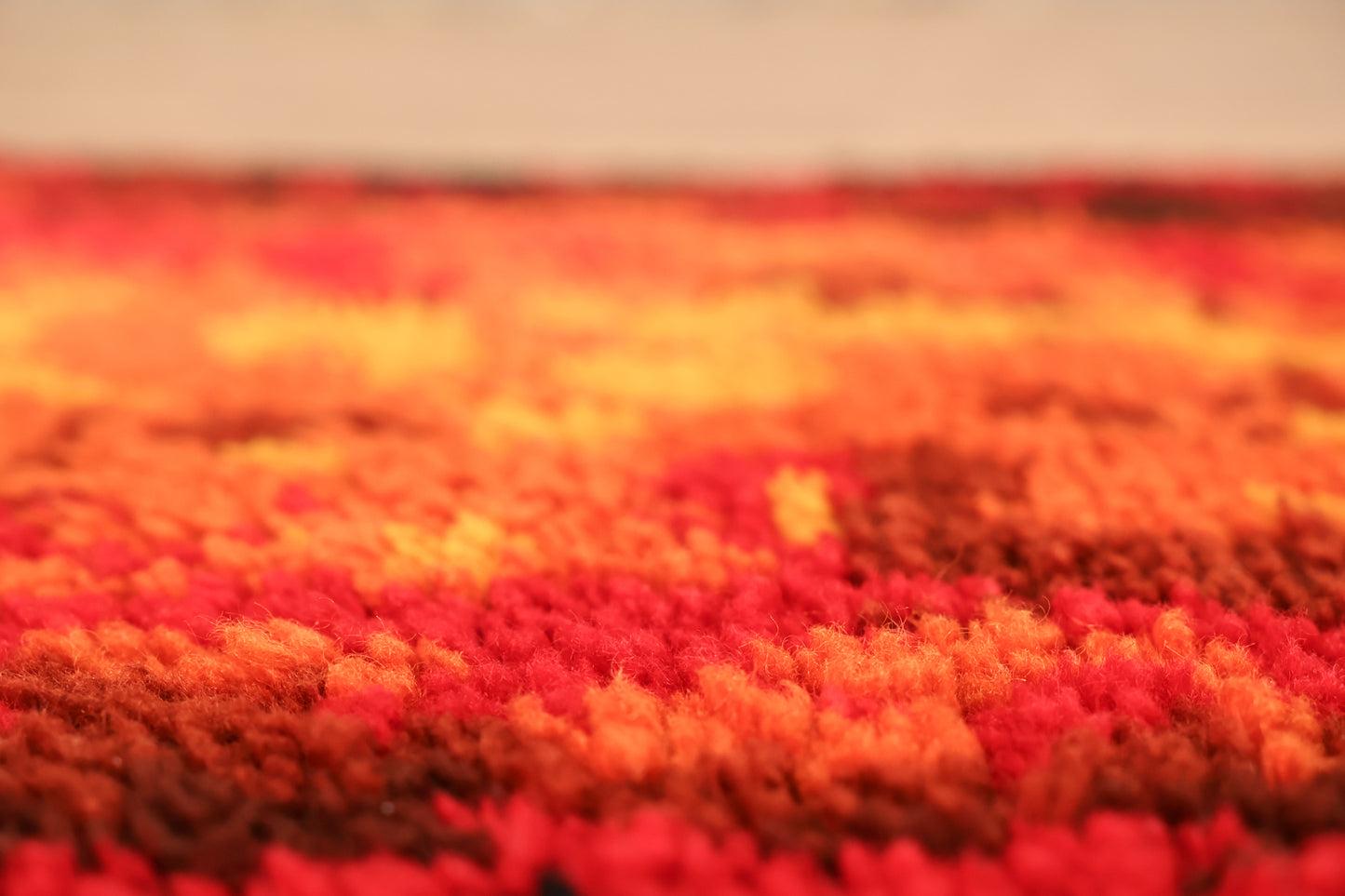 Small Lava Latch Hook Rug