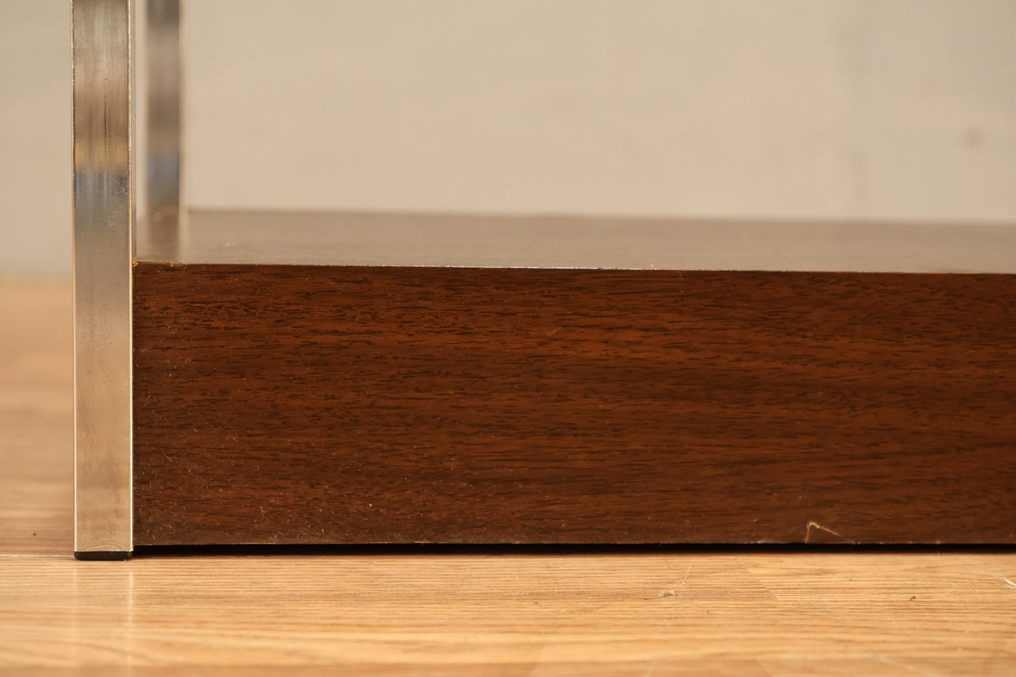 Mid Century Chrome & Glass Etagere - ONLINE ONLY