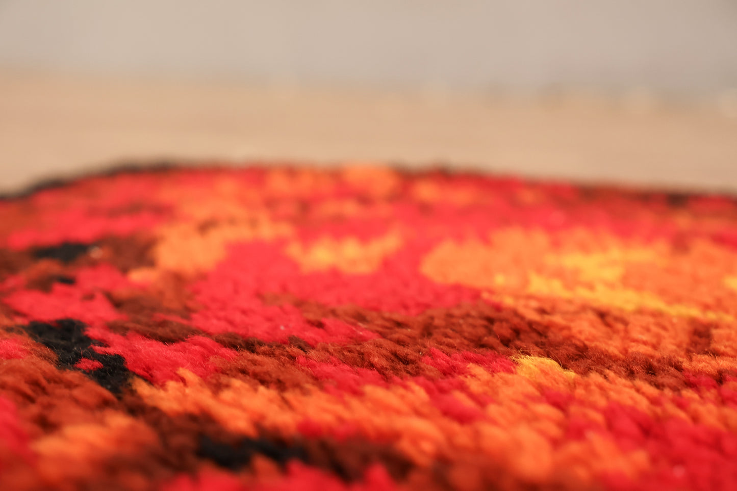 Small Lava Latch Hook Rug