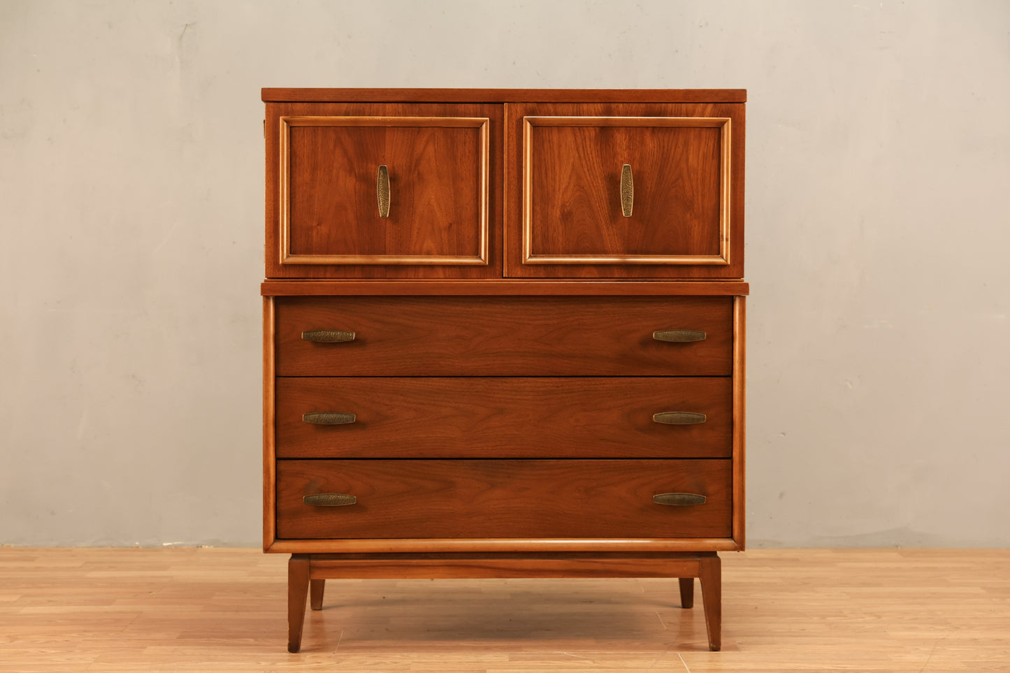 Mid Century Walnut Bachelor's Chest
