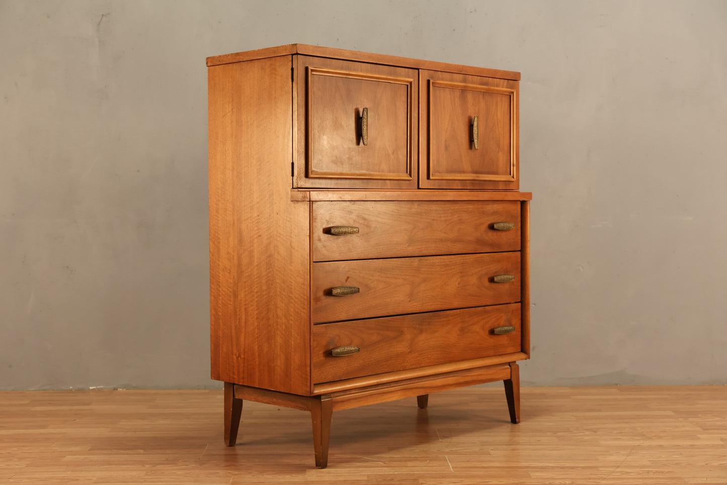 Mid Century Walnut Bachelor's Chest