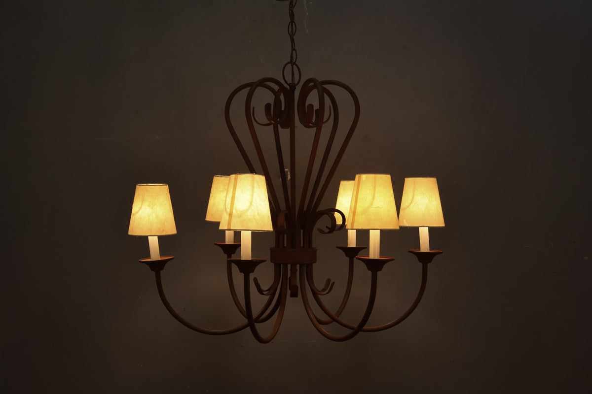 Cocoa Curlicue Chandelier - ONLINE ONLY
