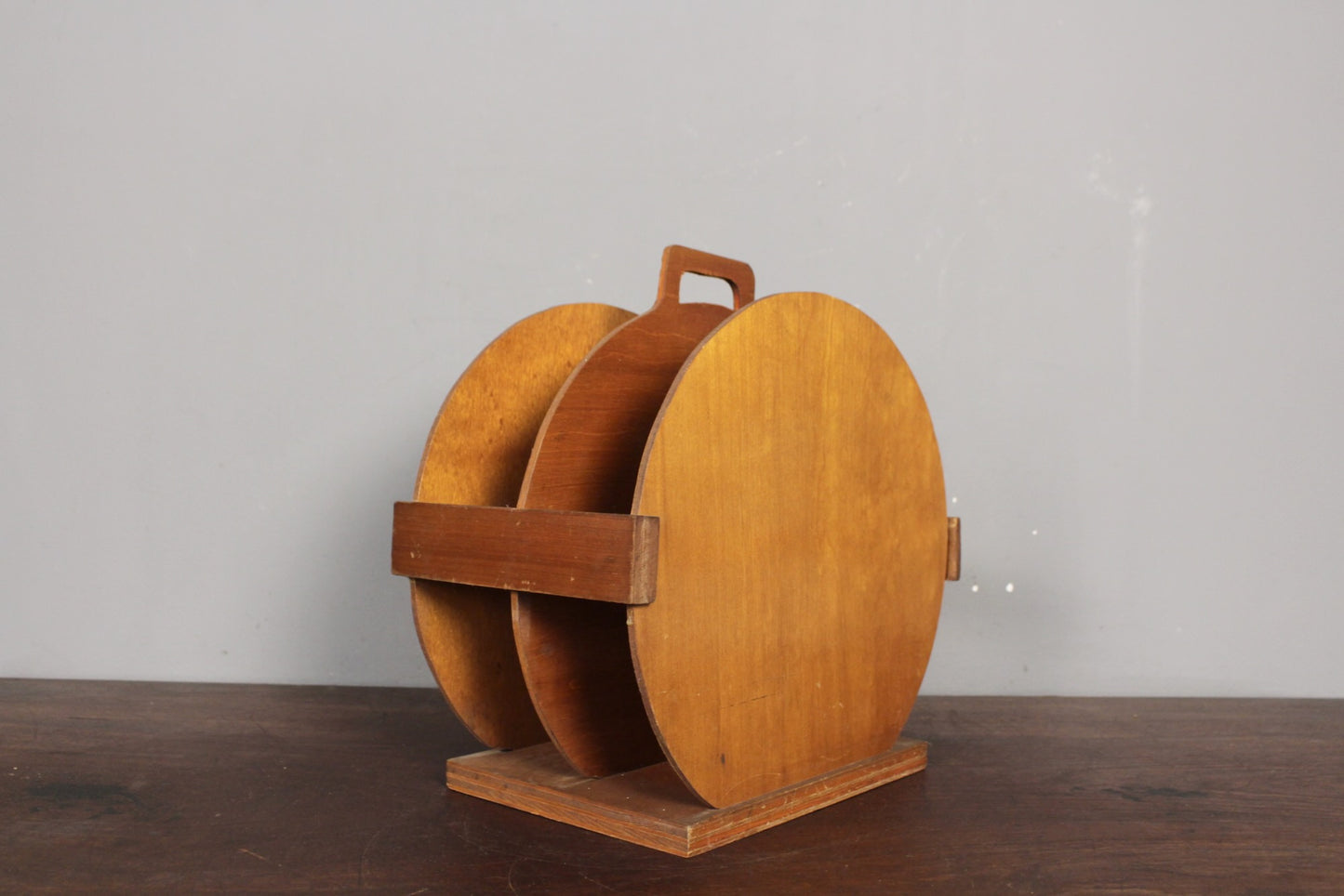 Art Deco Round Magazine Rack