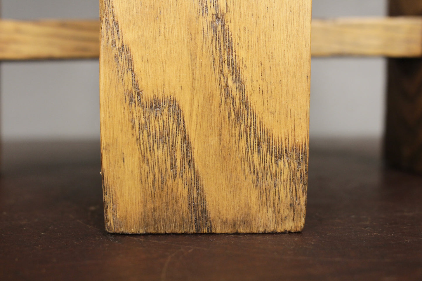 Small Arts & Crafts Oak Plant Stand