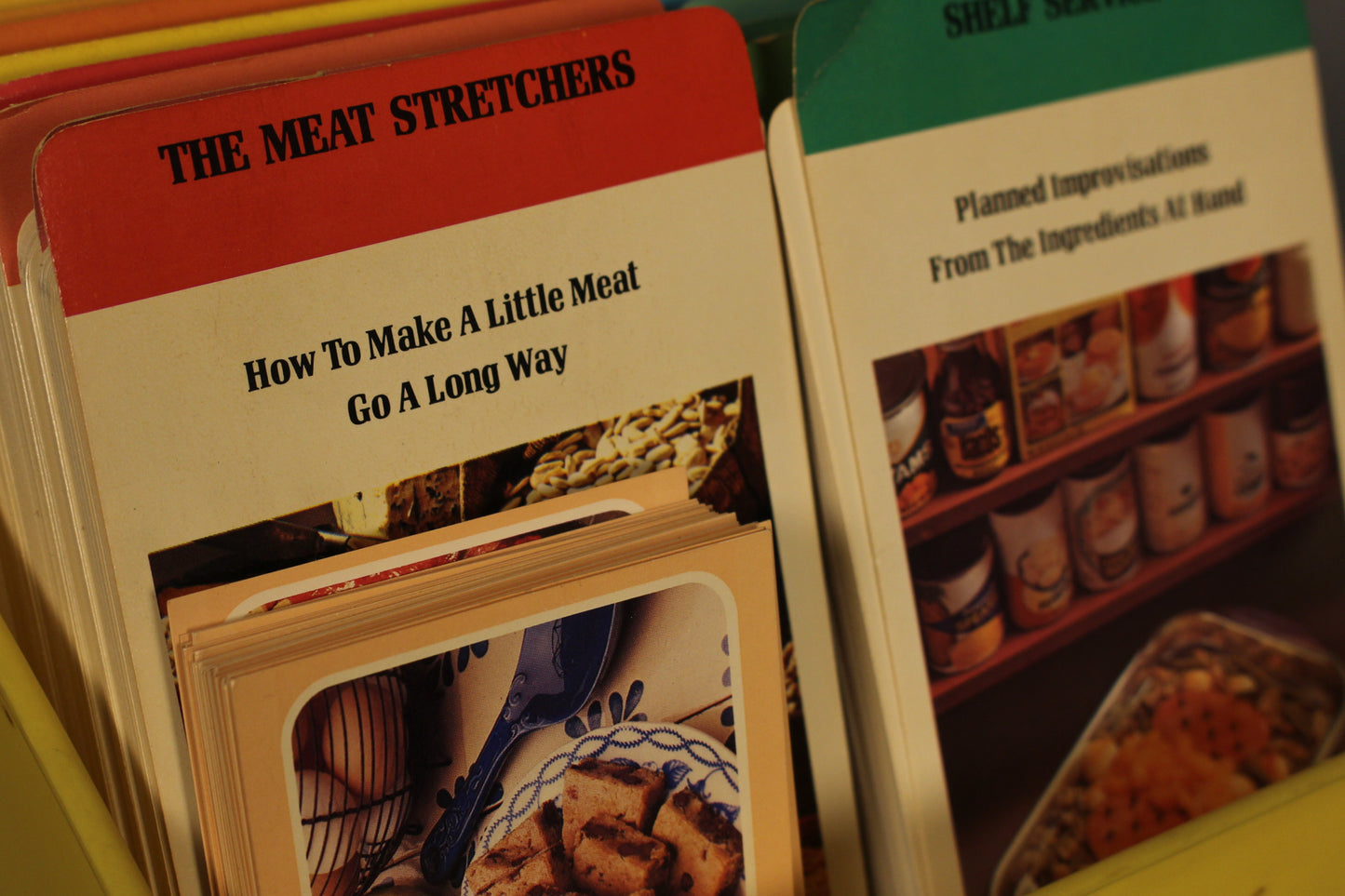 1970s Betty Crocker Recipe Card Box
