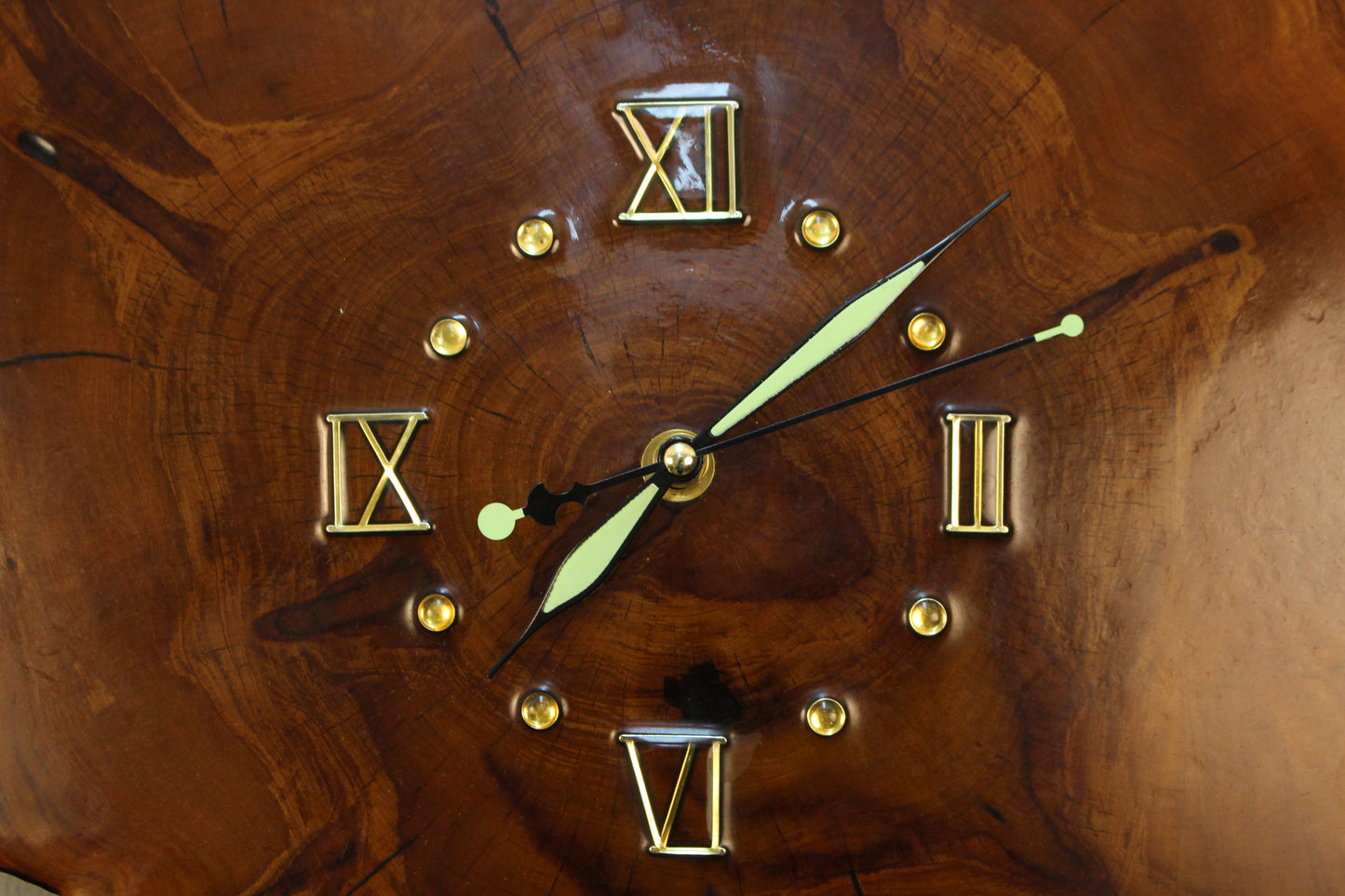 Live Edge Wall Clock