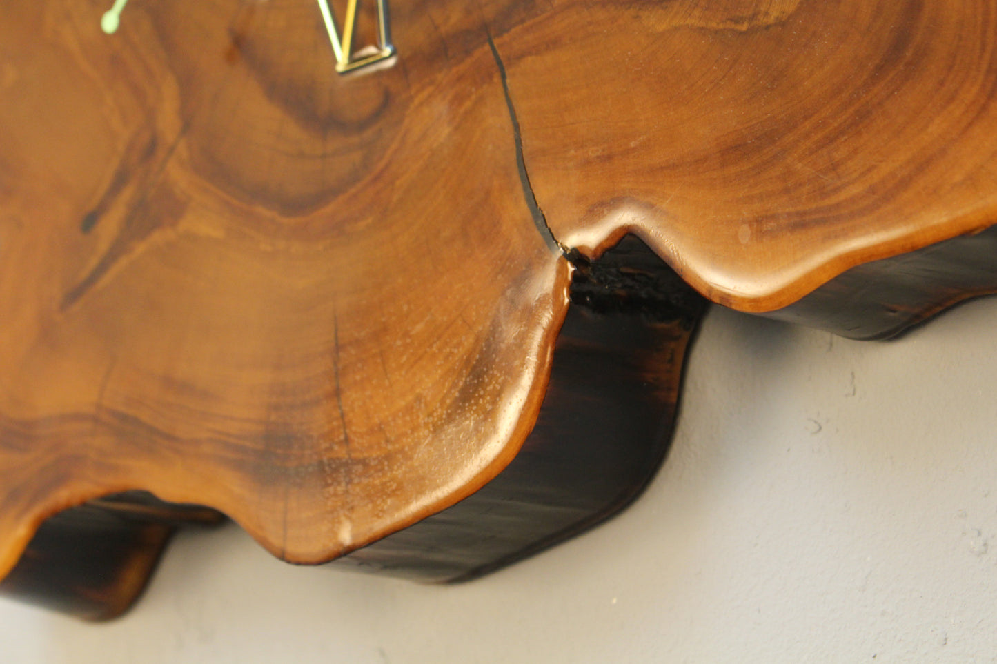Live Edge Wall Clock