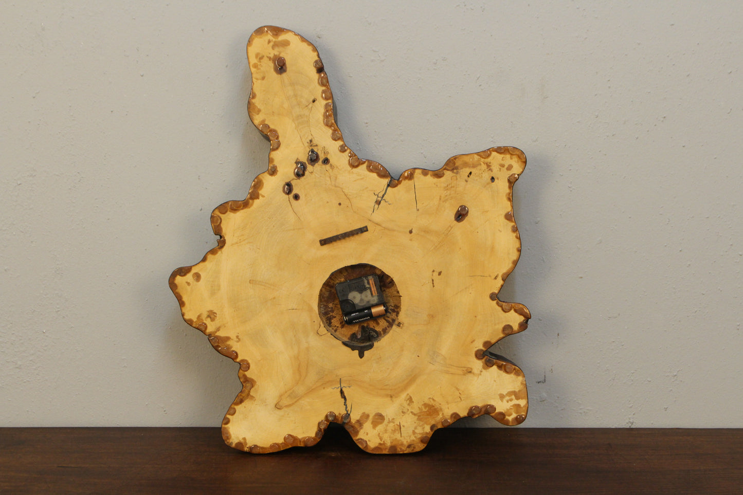Live Edge Wall Clock
