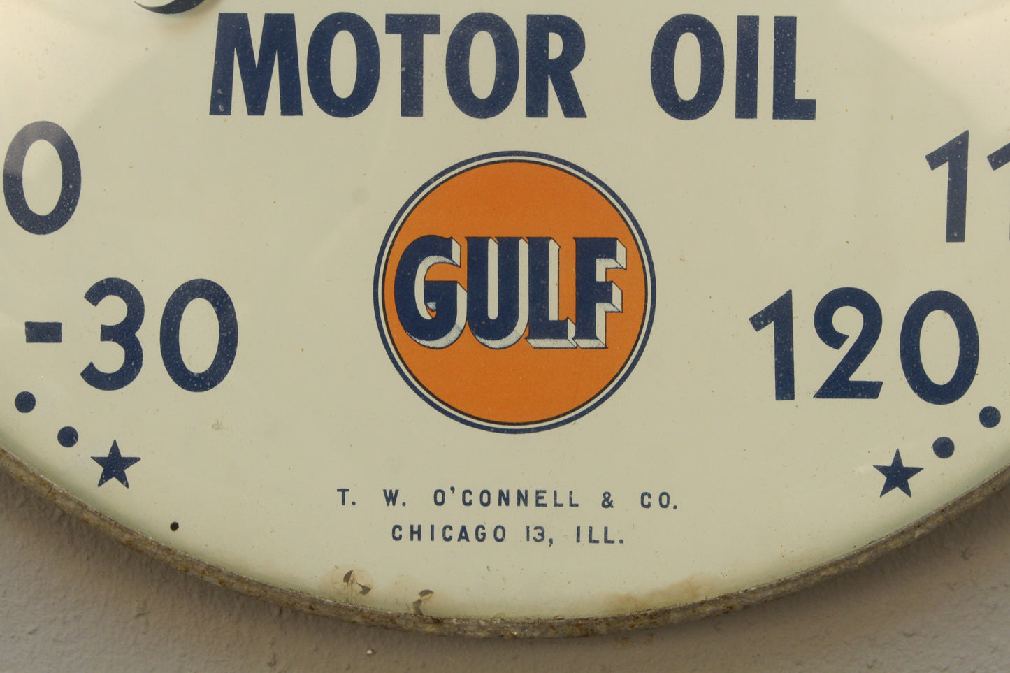 Gulfpride Motor Oil Thermometer