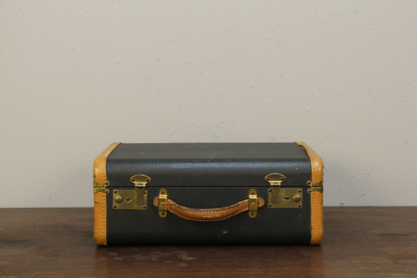Petite Navy Blue Suitcase
