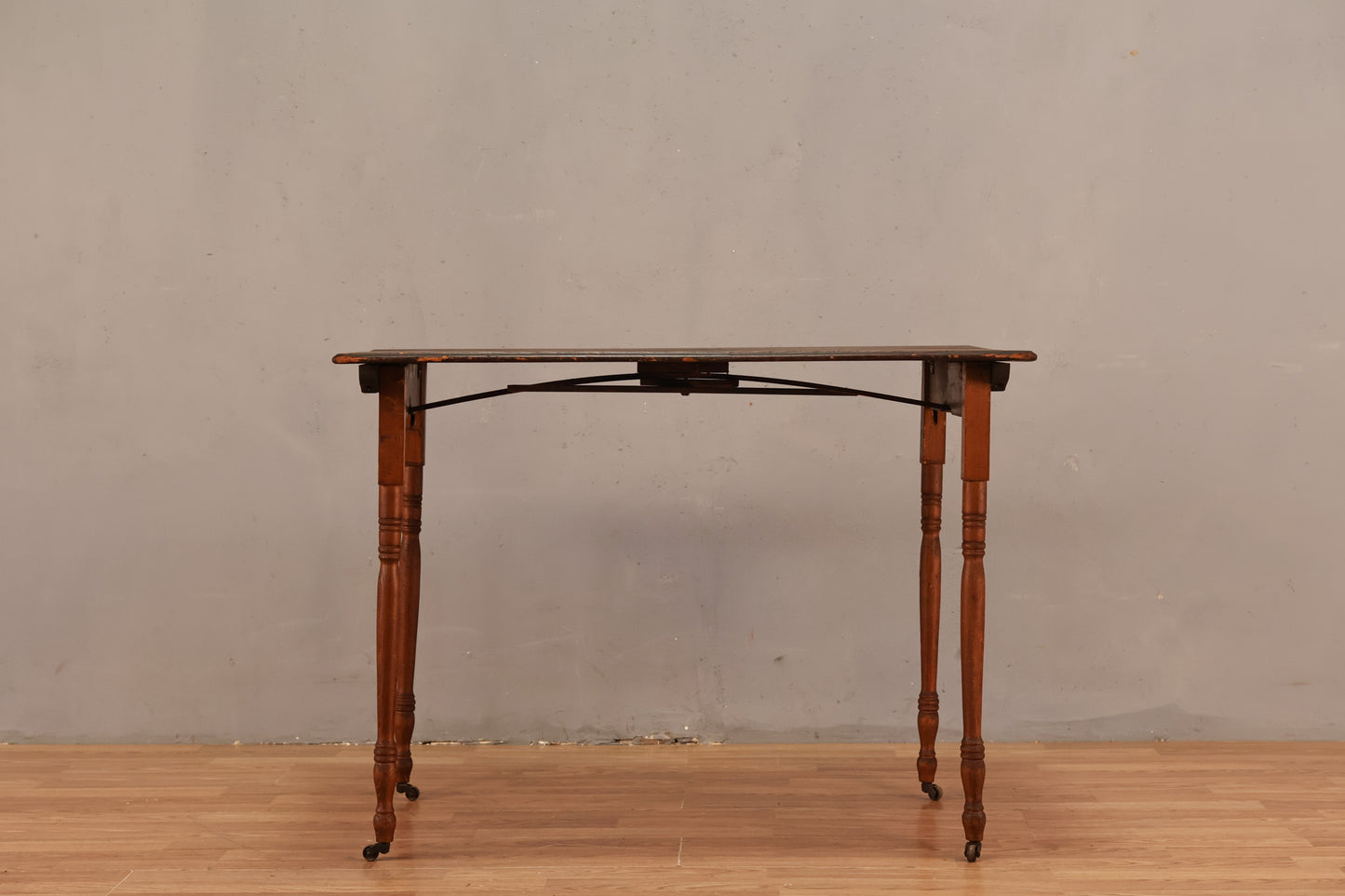 Antique Oak Folding Sewing Table - ONLINE ONLY