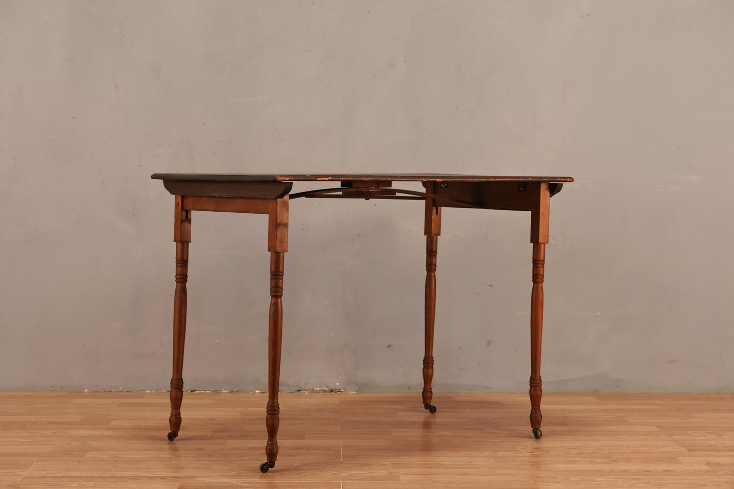 Antique Oak Folding Sewing Table - ONLINE ONLY