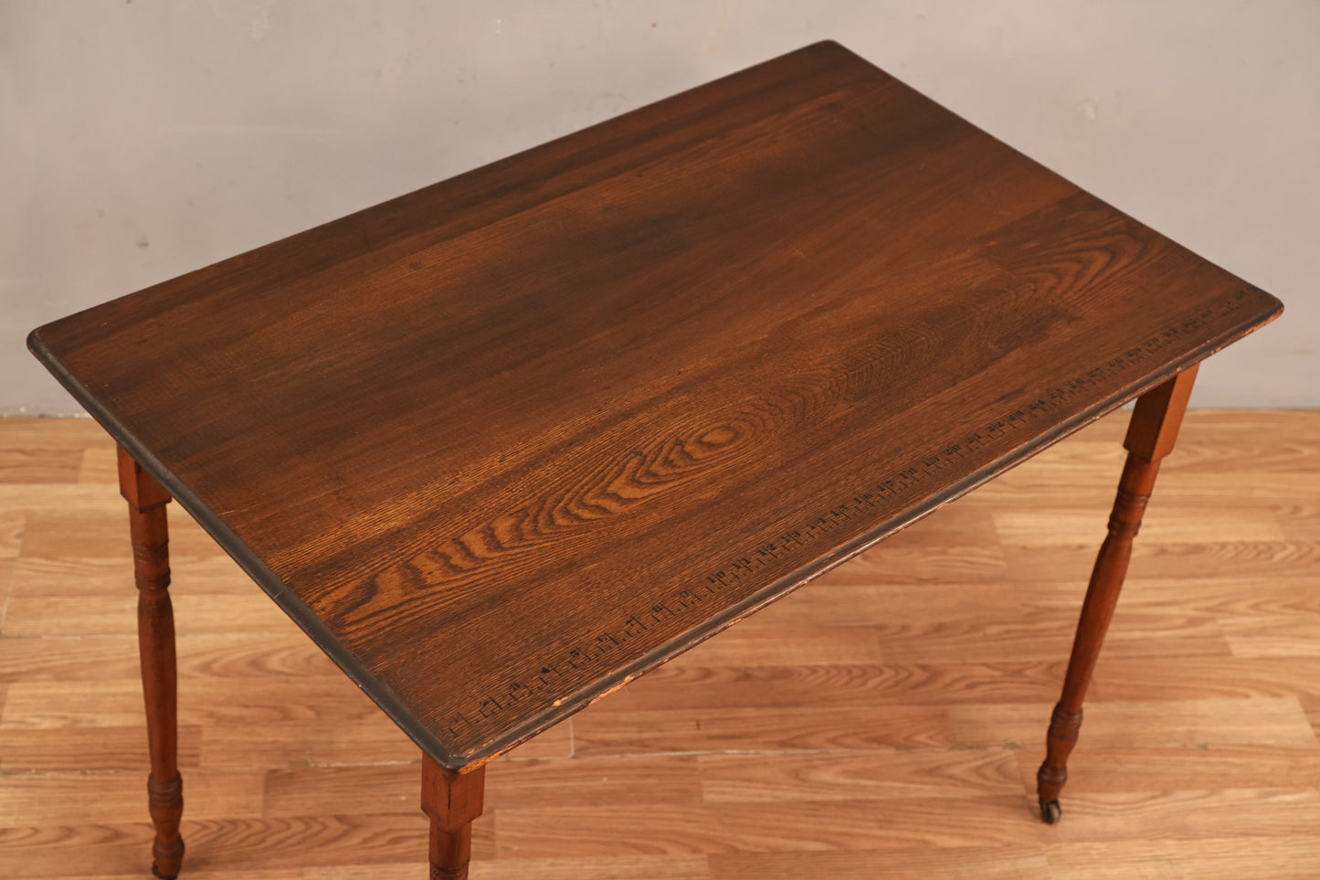 Antique Oak Folding Sewing Table - ONLINE ONLY