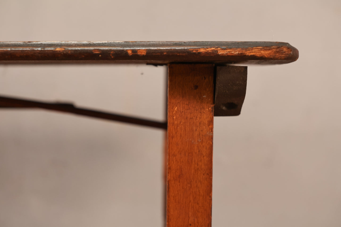 Antique Oak Folding Sewing Table - ONLINE ONLY