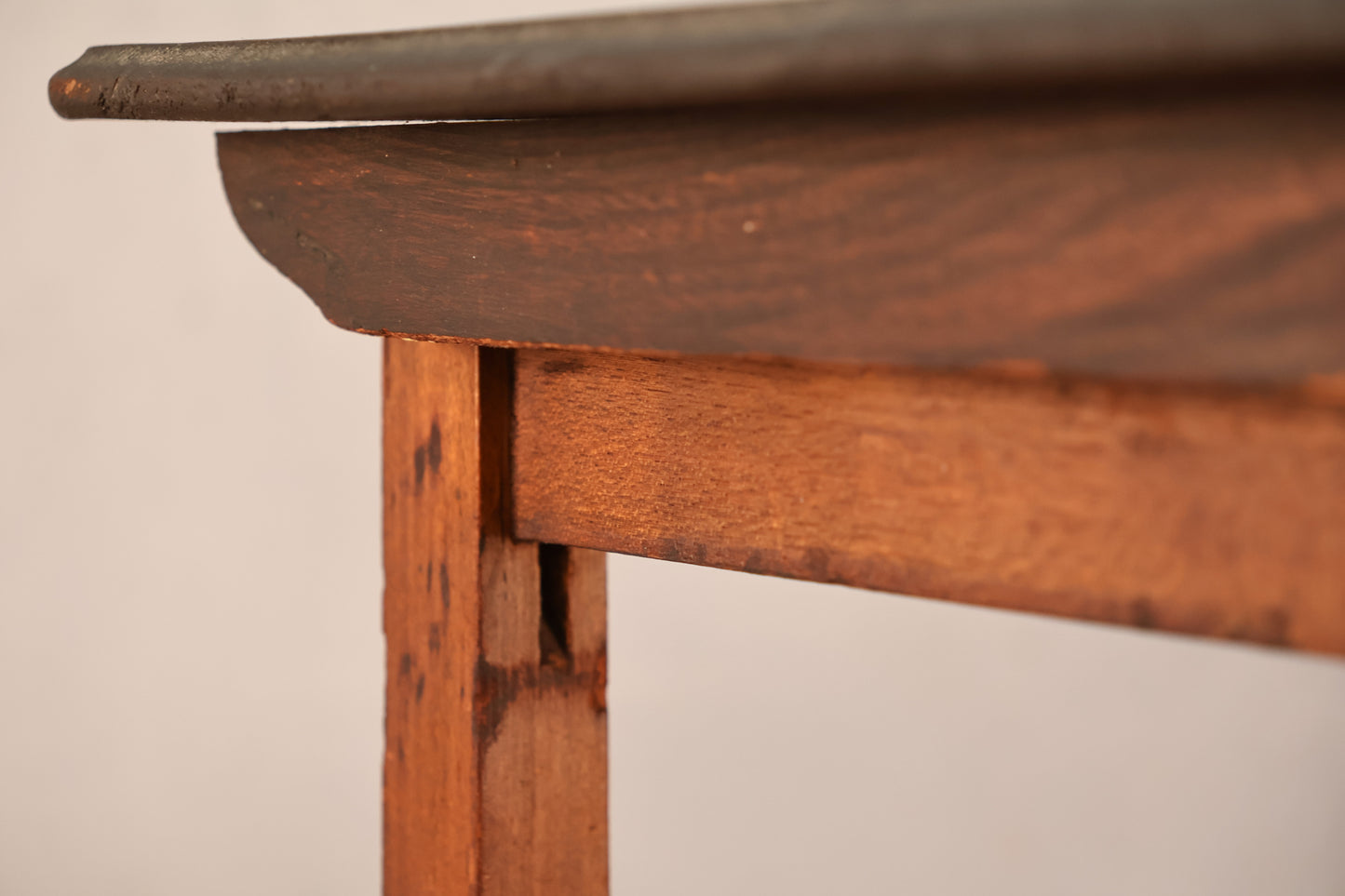 Antique Oak Folding Sewing Table - ONLINE ONLY