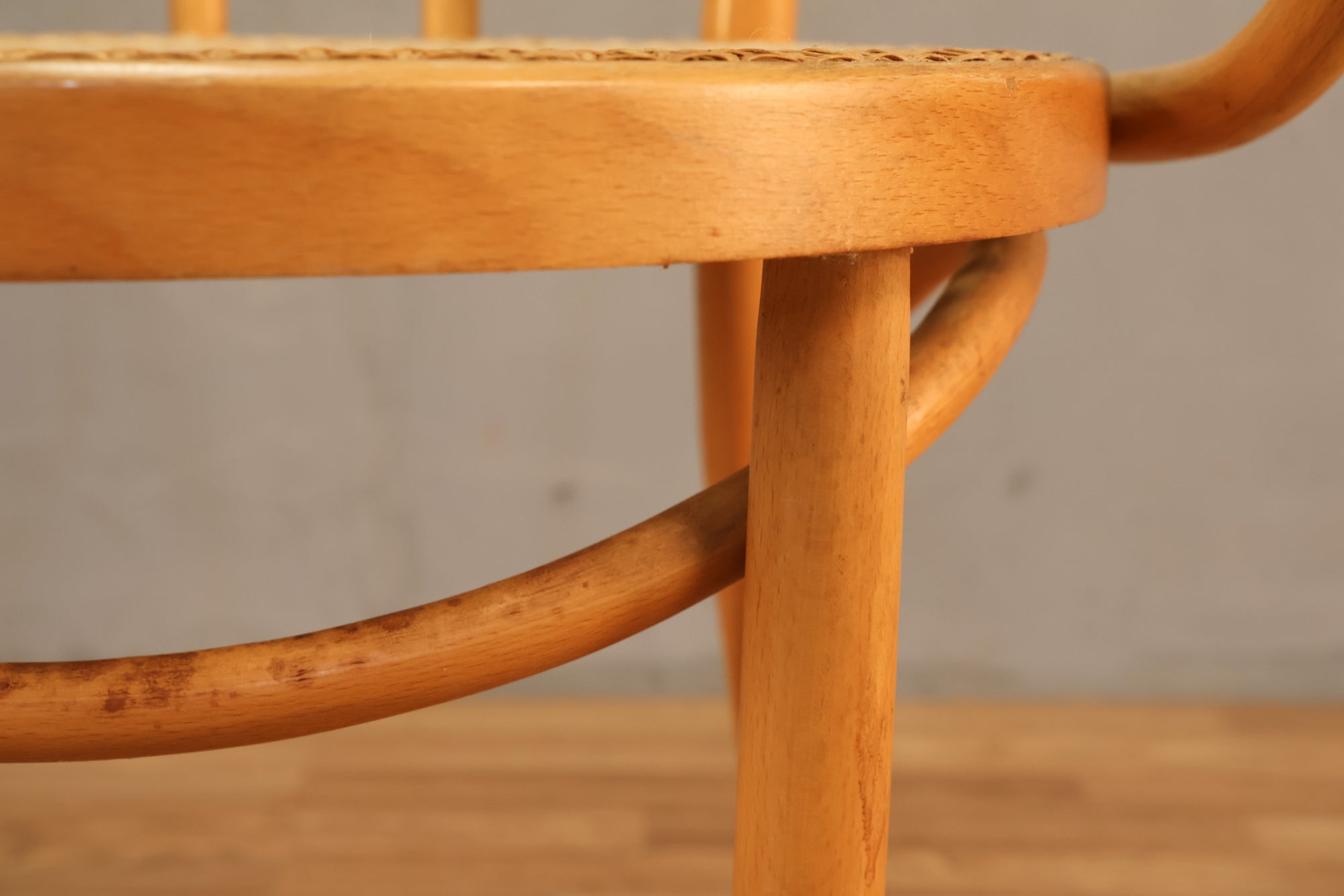 Radomsko Bentwood & Cane Armchair – Furnish Green