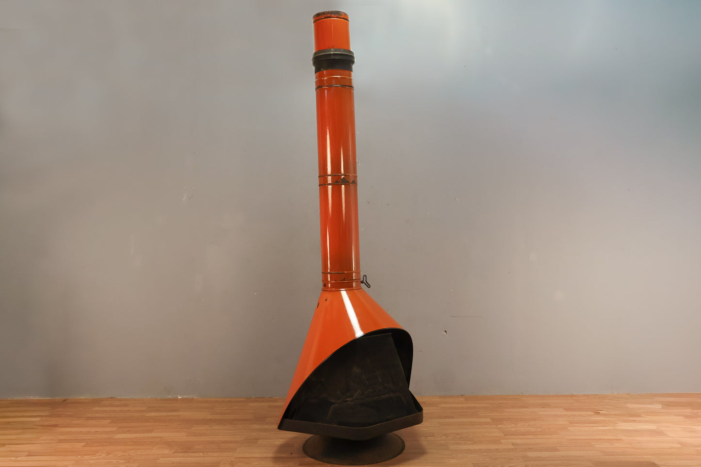Majestic Mid Century Sunset Orange Fireplace - ONLINE ONLY