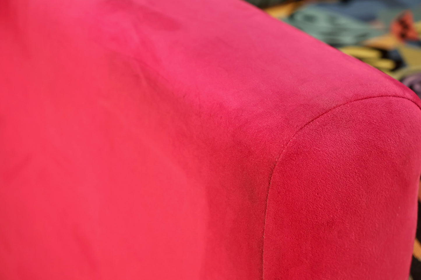 Groovy Hot Pink Loveseat - Online Only