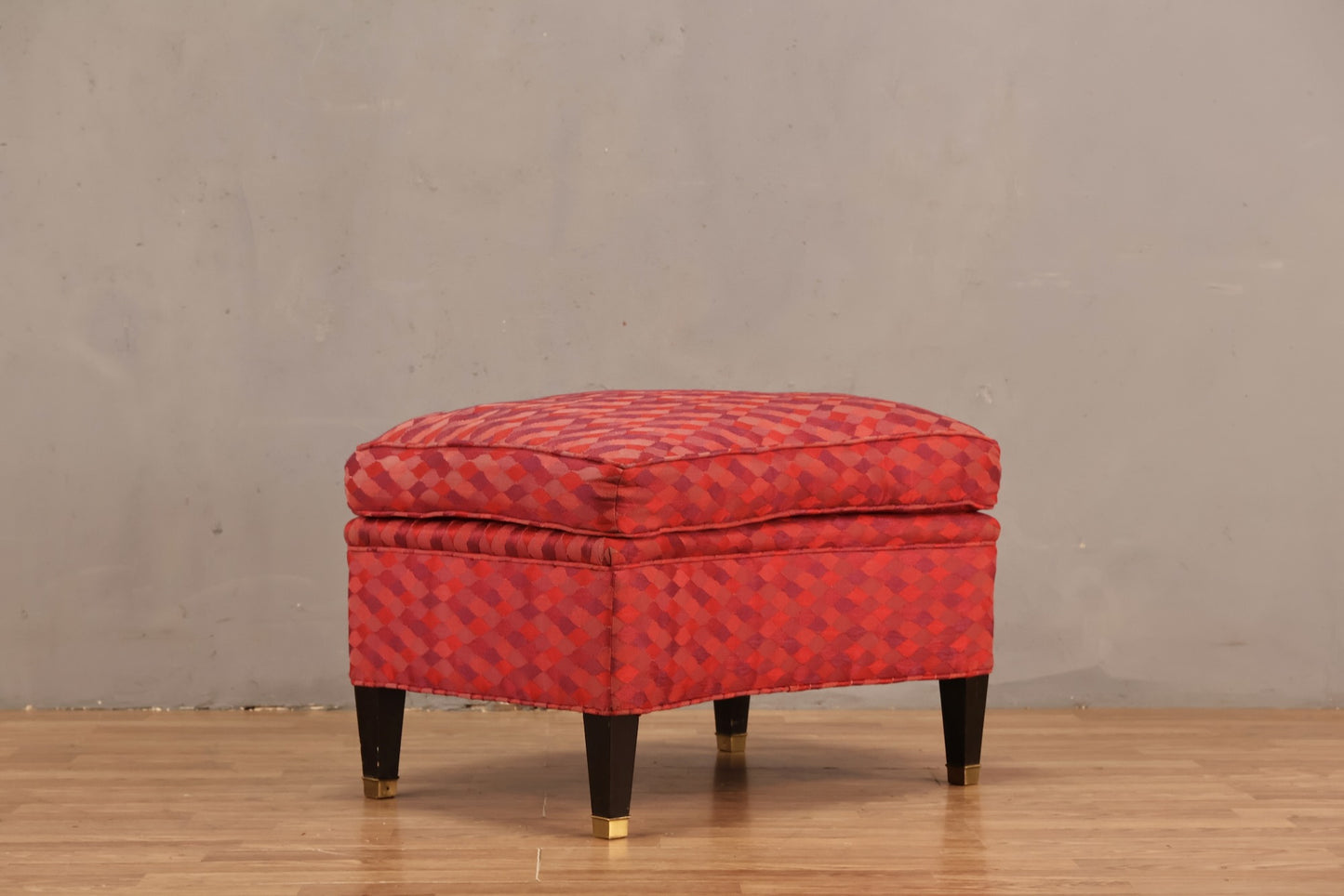 Moody Magenta Ottoman - Online Only