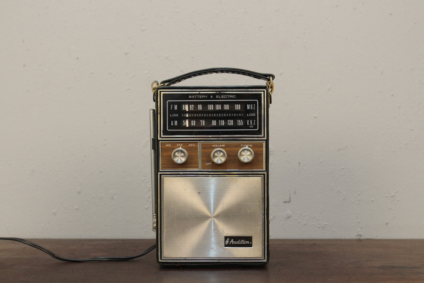 1960s Audition Portable Radio