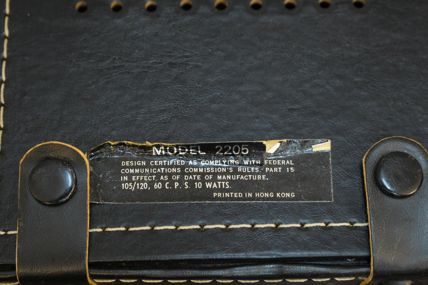 1960s Audition Portable Radio