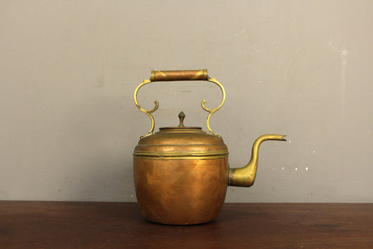 Large Antique Copper Kettle