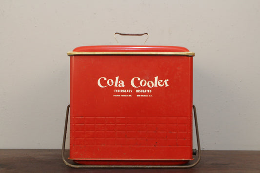 1950s Red Cola Cooler