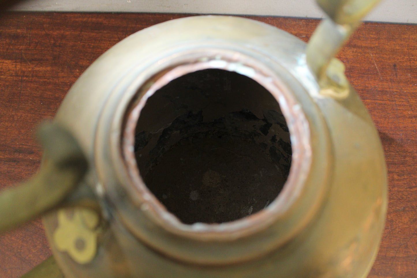 Large Antique Copper Kettle