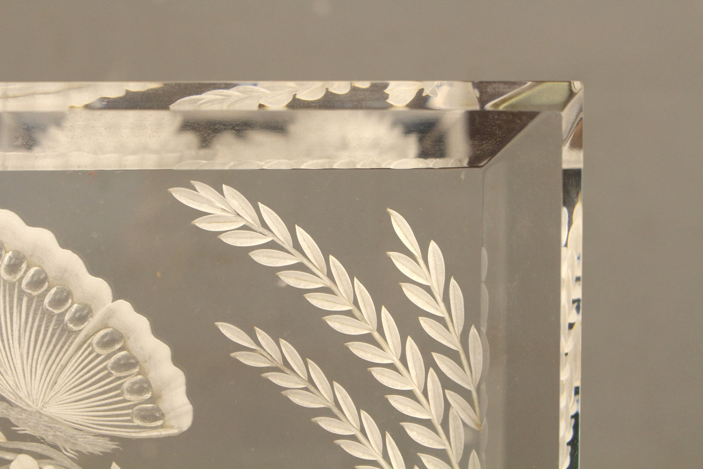 Etched Lucite Sculpture