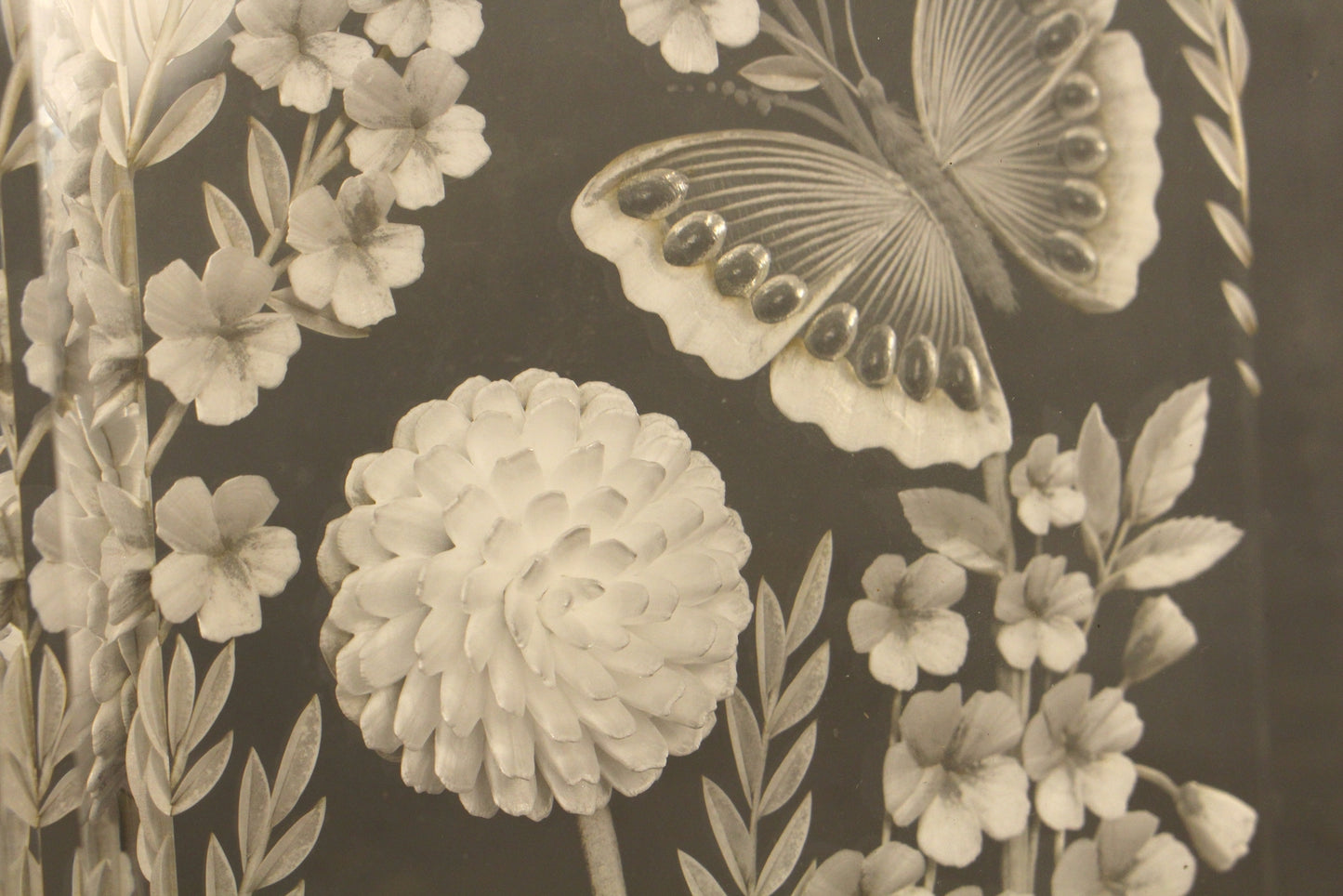 Etched Lucite Sculpture