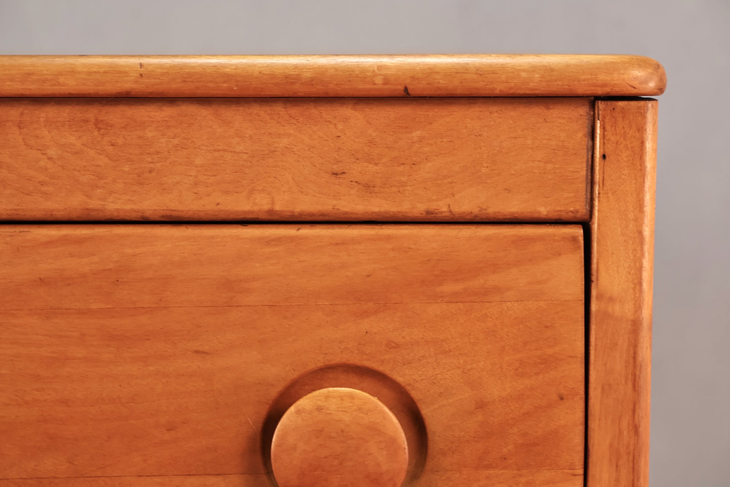 Mid Century Pine 4-Drawer Dresser