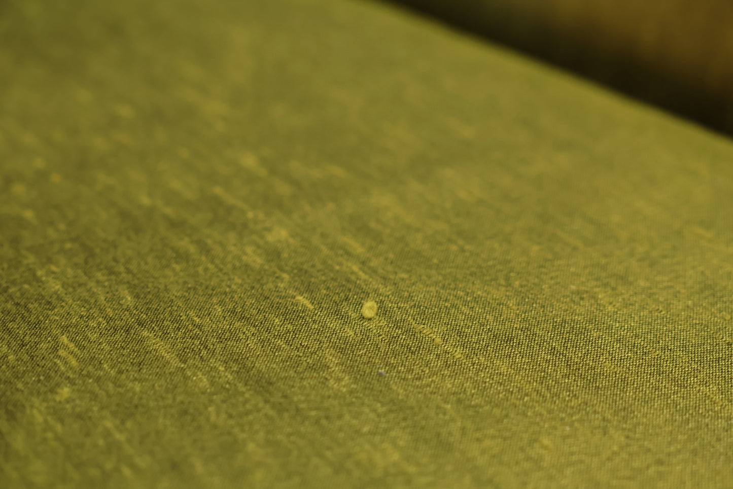 Chartreuse Sateen Tufted Armchair - ONLINE ONLY