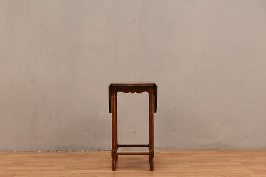Baker Burl Gateleg End Table