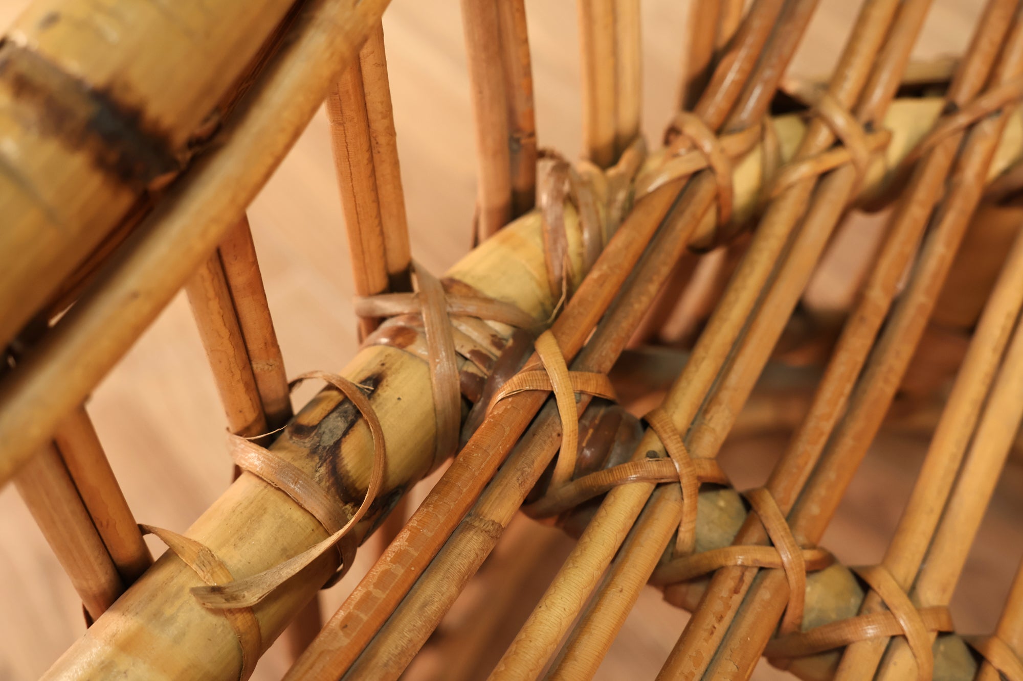 Tall Bamboo & Rattan Porter's Chair – Furnish Green