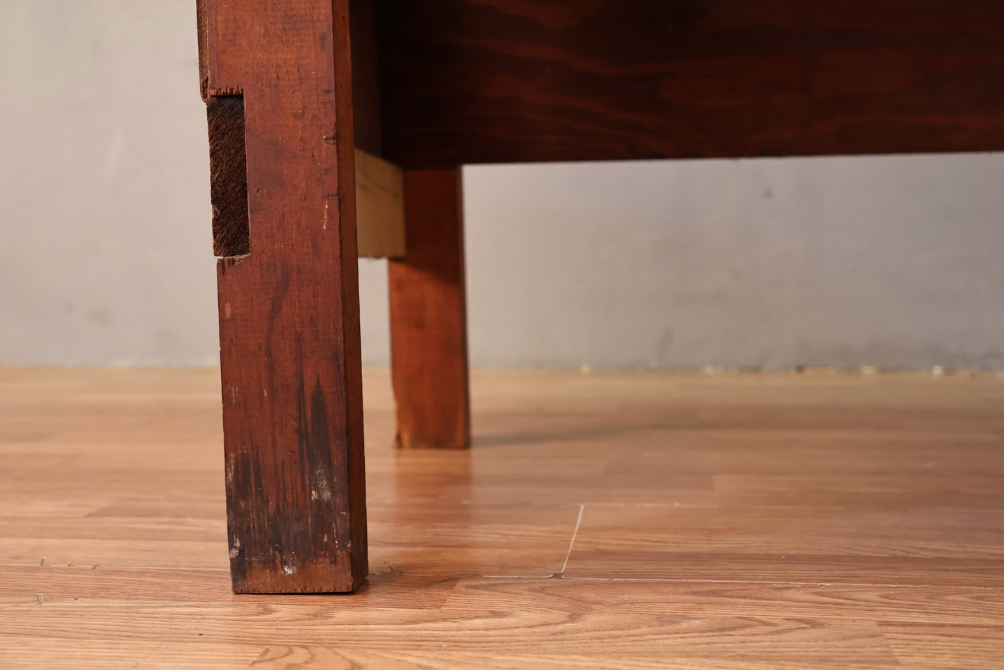 Rustic Painter's Workbench