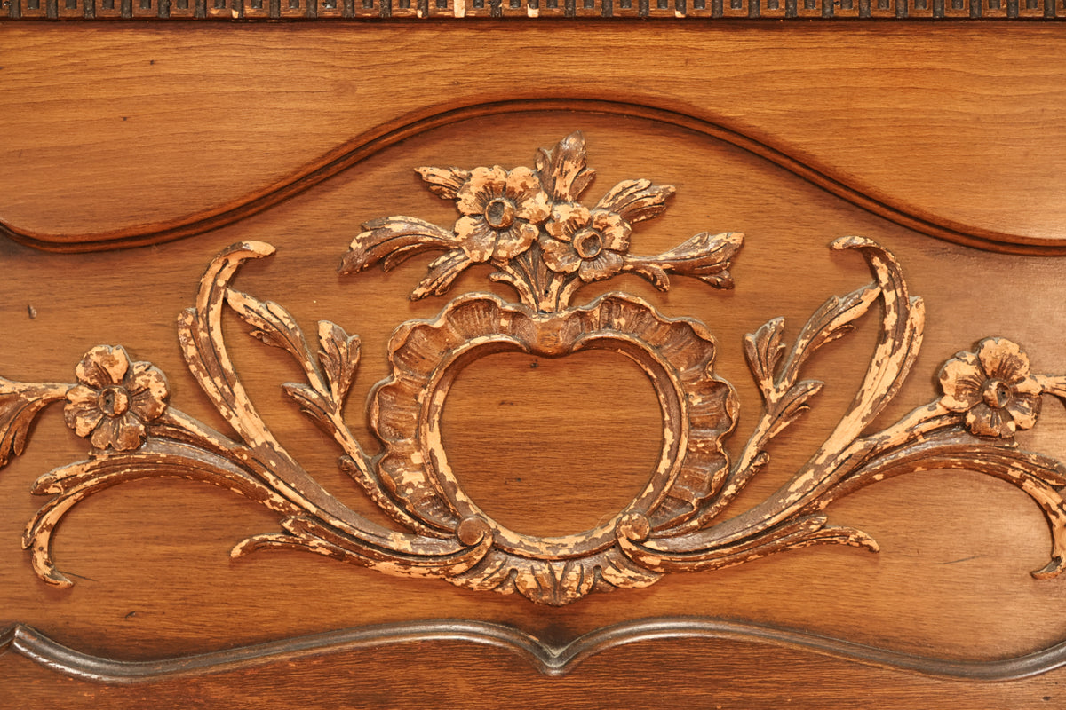 Ornate Carved Mahogany Mirror - ONLINE ONLY