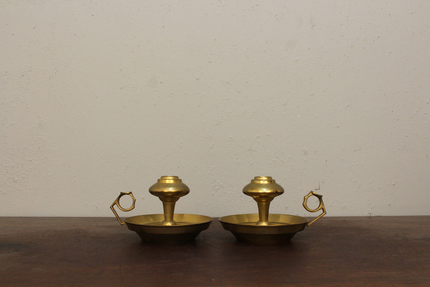 Pair of Brass Candlestick Holders