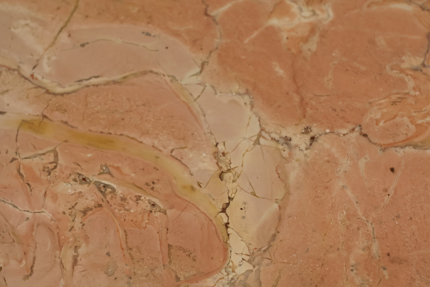 Large Pink Marble Coffee Table - ONLINE ONLY
